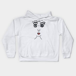 Abstract Mascara Kids Hoodie